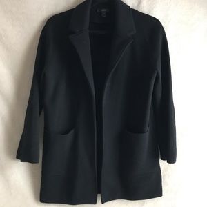 J Crew Black Sweater Blazer